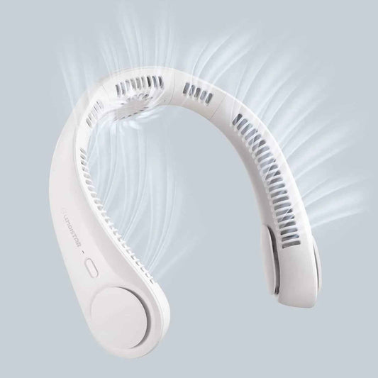 Portable Neck Fan – Hands-Free Bladeless Cooling