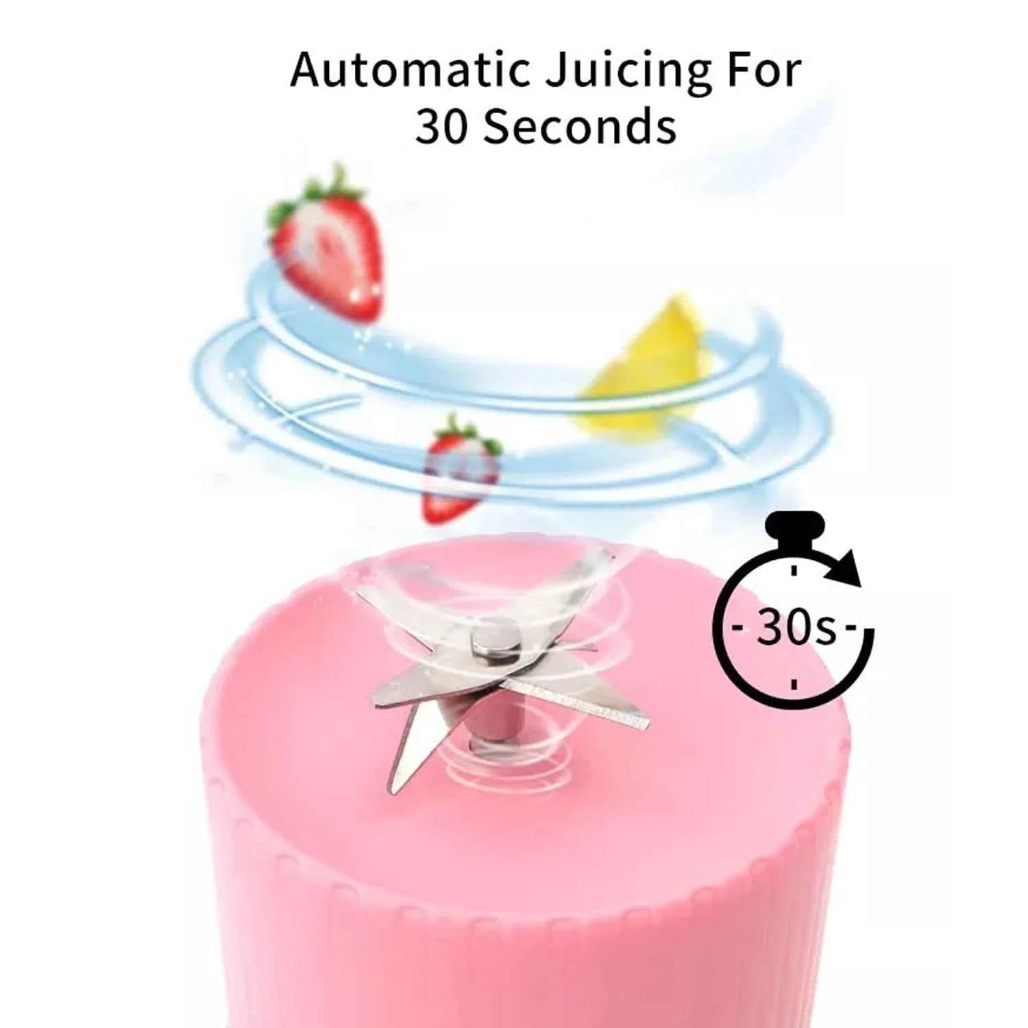 Rechargeable Handheld Fruit Juicer – Travel Friendly