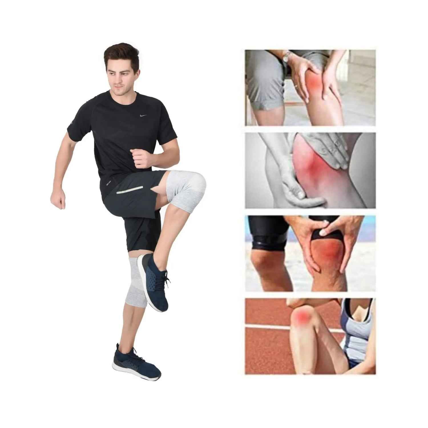 OrthoTrust - Premium Bamboo Knee Sleeves (Pack Of 2)