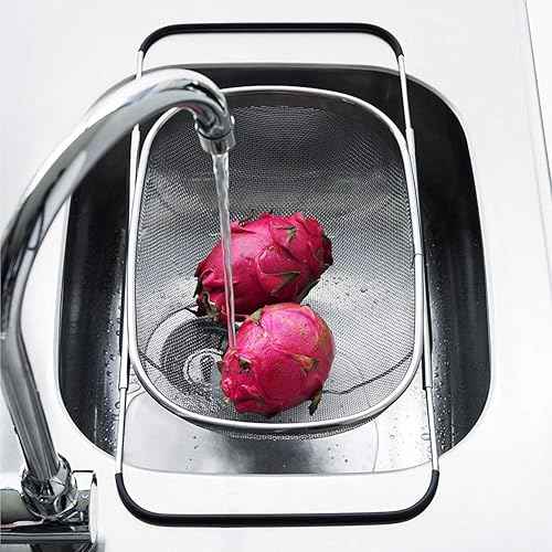 Adjustable Steel Sink Drain Basket – Kitchen Organizer