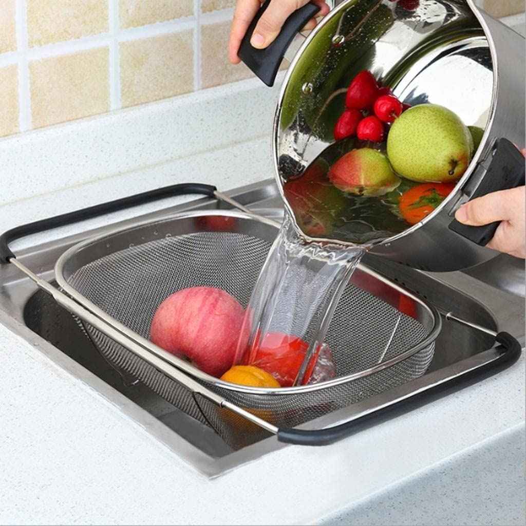 Adjustable Steel Sink Drain Basket – Kitchen Organizer