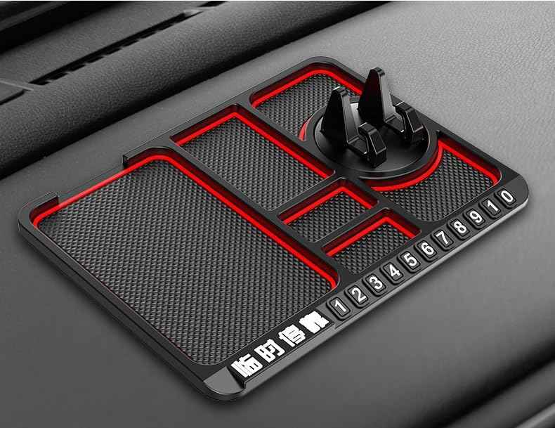 Rotatable Anti-Slip Car Phone Holder Dashboard Mat