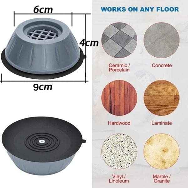 Anti-Walk Shock Absorber Pads – Furniture Base