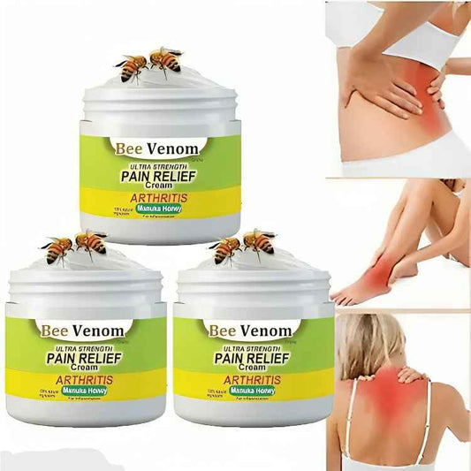 Bee Venom Pain Relief Cream – Joint & Bone Therapy (Pack of 3)