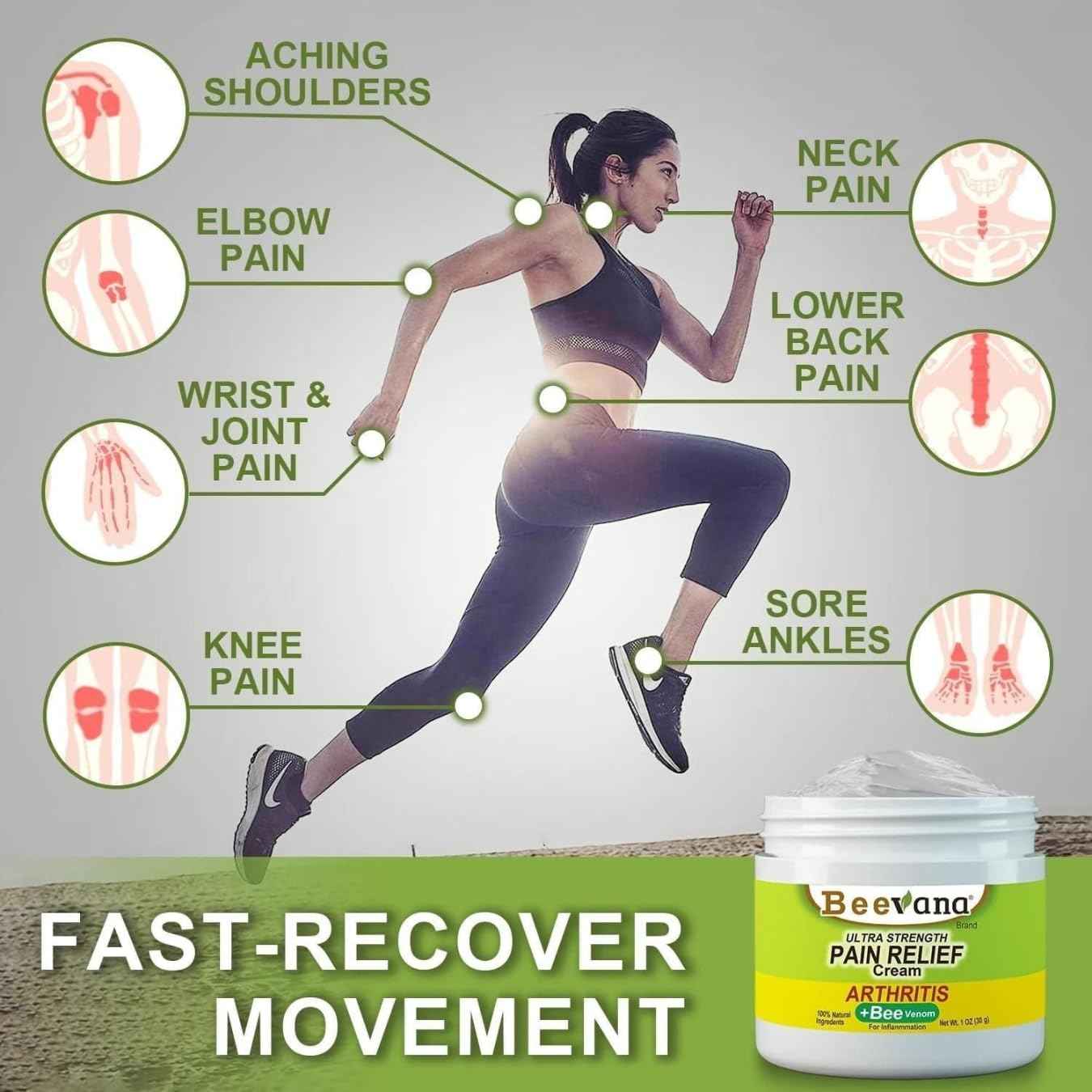 Bee Venom Pain Relief Cream – Joint & Bone Therapy (Pack of 3)