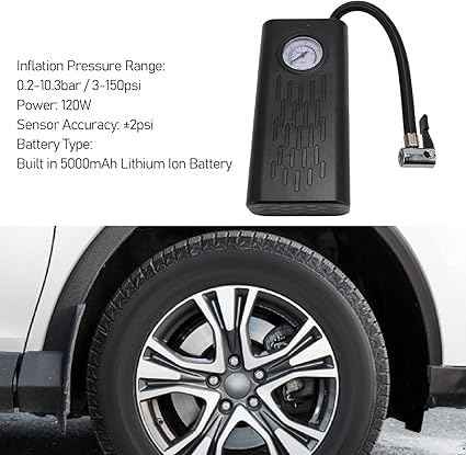 Cordless Tire Inflator – Portable Air Pump