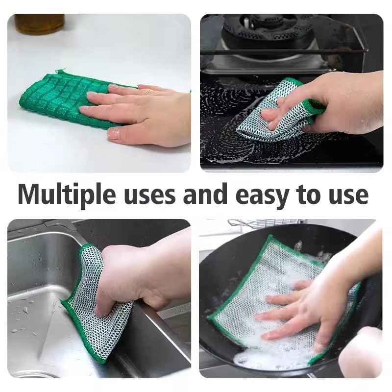 Double-Sided Microfiber Silver Cloth – Pack of 2