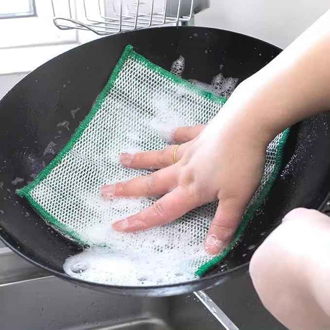 Double-Sided Microfiber Silver Cloth – Pack of 2