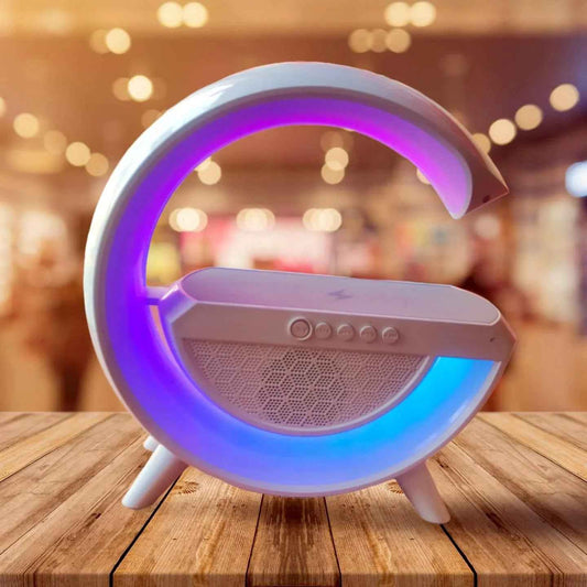 LED G-Shape Lamp Wireless Charger & Speaker