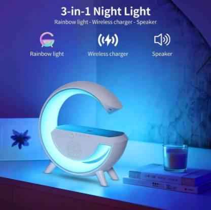 LED G-Shape Lamp Wireless Charger & Speaker