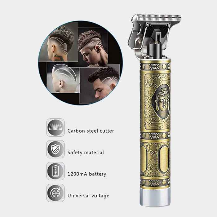 Professional Hair Trimmer for Men – Adjustable Clipper & Shaver