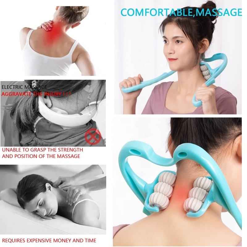 Dual Trigger Neck and Shoulder Massager – Handheld Relief Tool