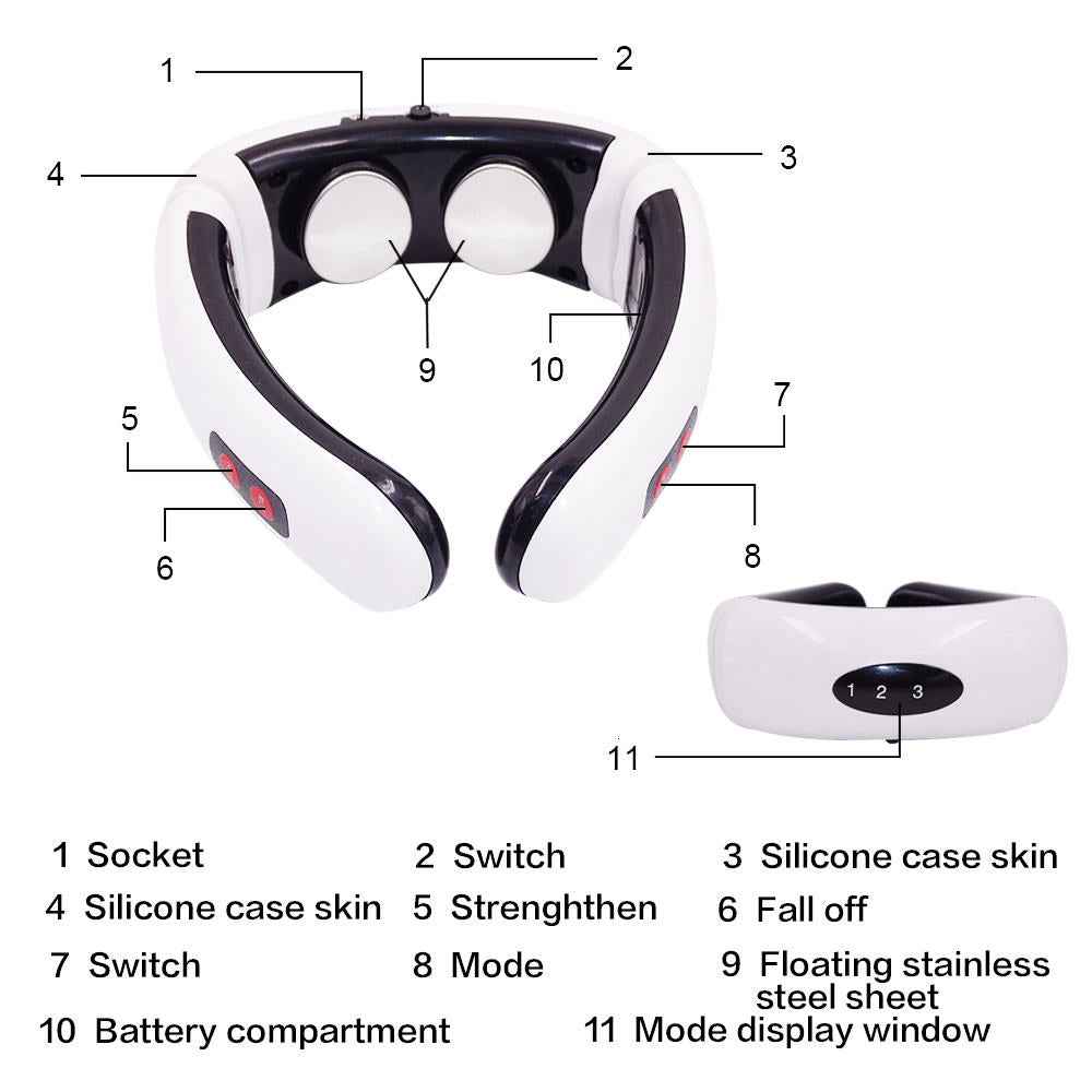 Wireless Neck Massager – Portable Pain Relief Device