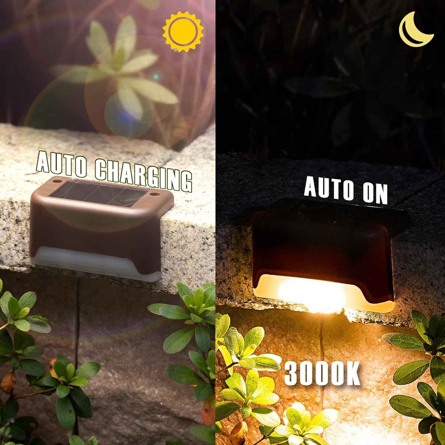 Solar Step Lights – Waterproof LED (Pack of 4)