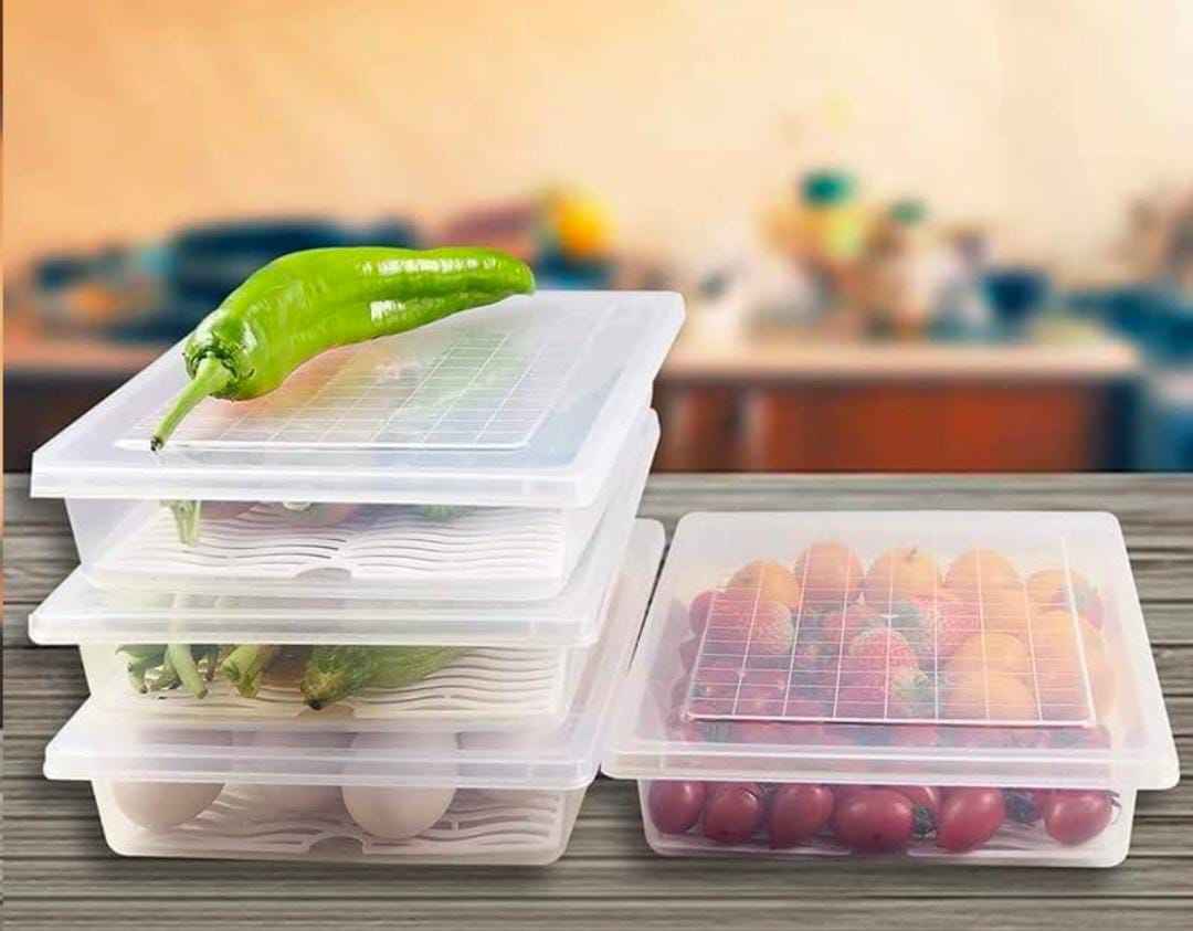 Plastic Food Storage Containers – Pack of 3