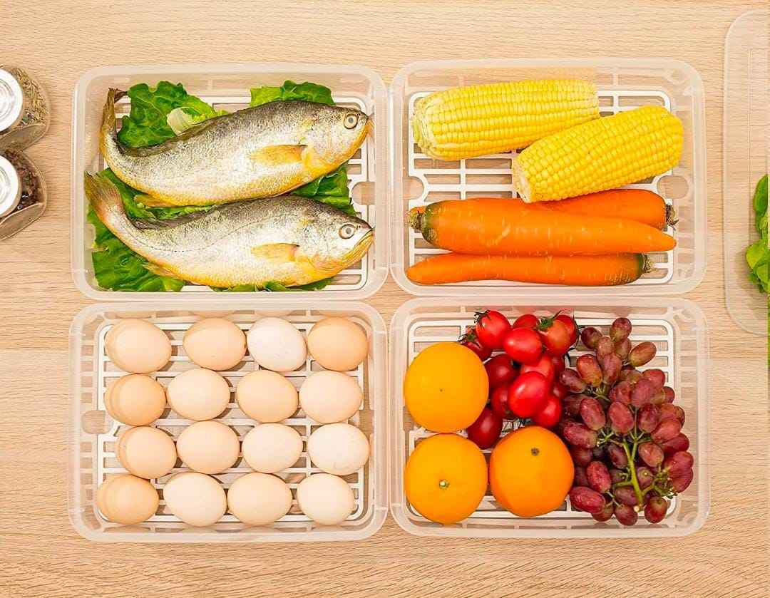 Plastic Food Storage Containers – Pack of 3