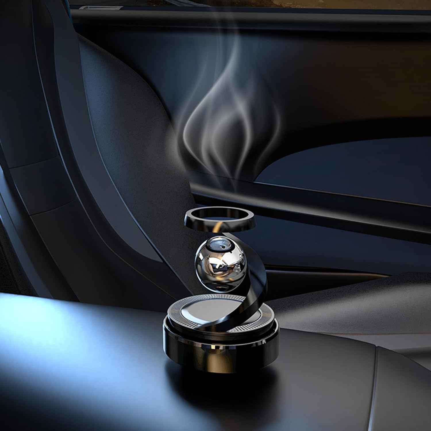 Solar Levitating Ball Car Air Freshener
