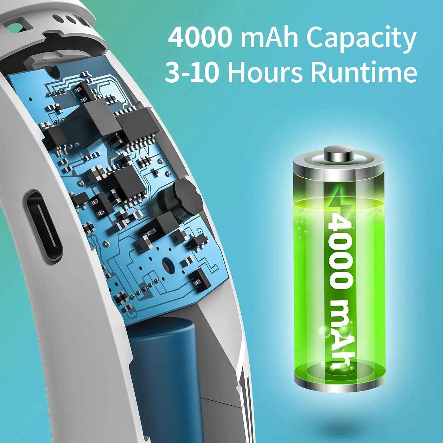 Portable Neck Fan – Hands-Free Bladeless Cooling