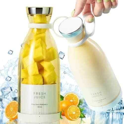 Rechargeable Handheld Fruit Juicer – Travel Friendly