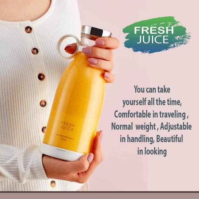 Rechargeable Handheld Fruit Juicer – Travel Friendly