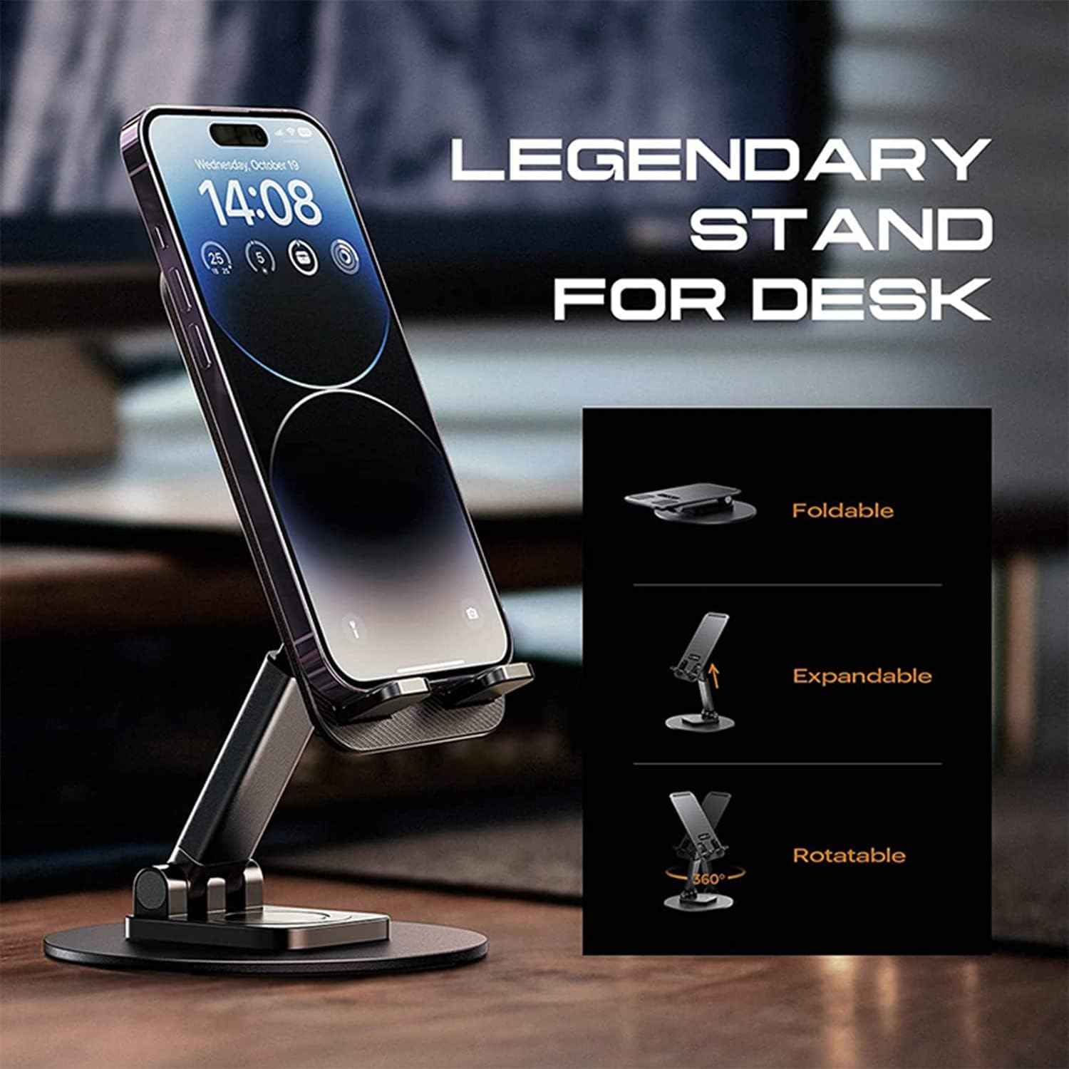 Rotatable Foldable Phone Holder – Adjustable Stand