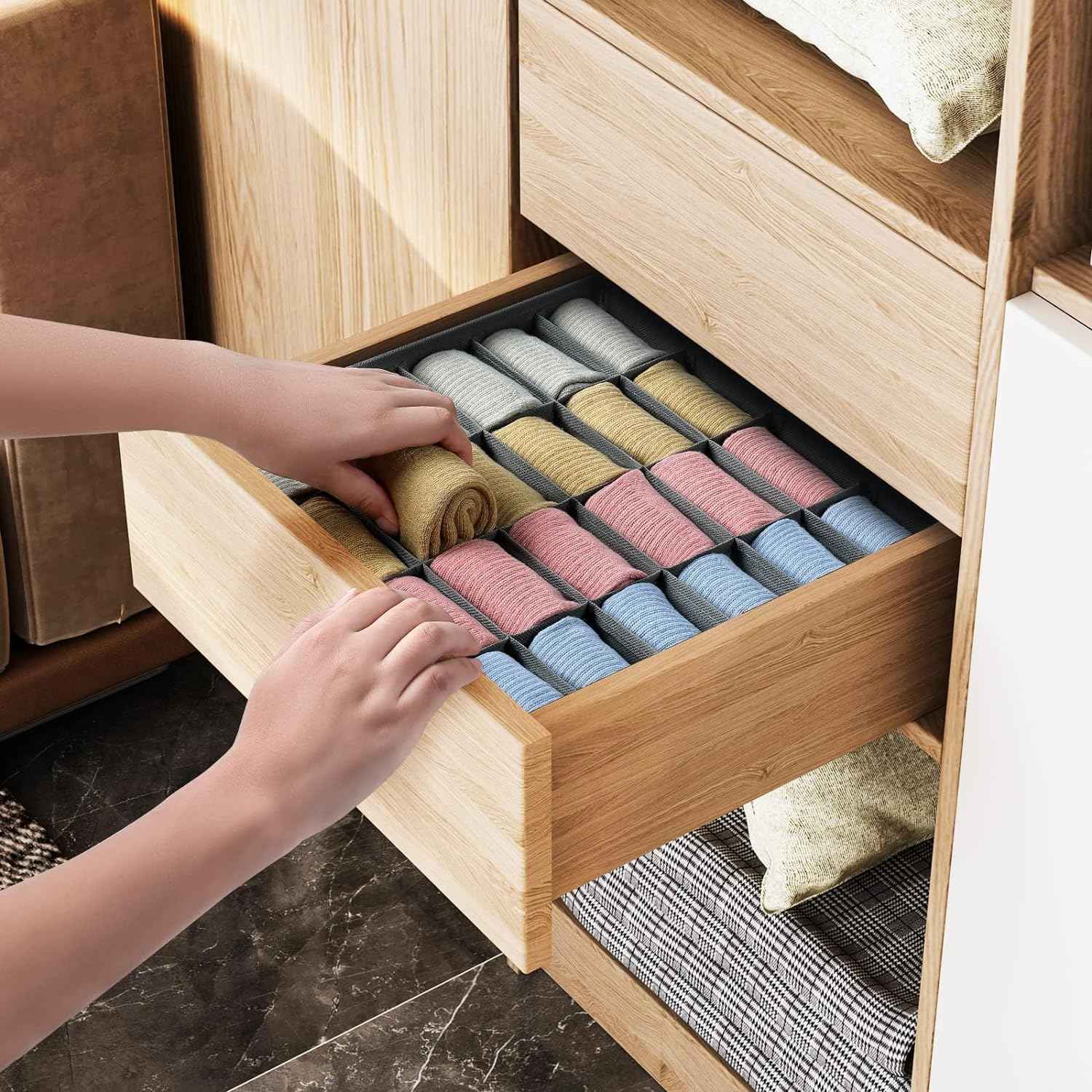 Drawer Organizer Dividers – Socks & Underwear