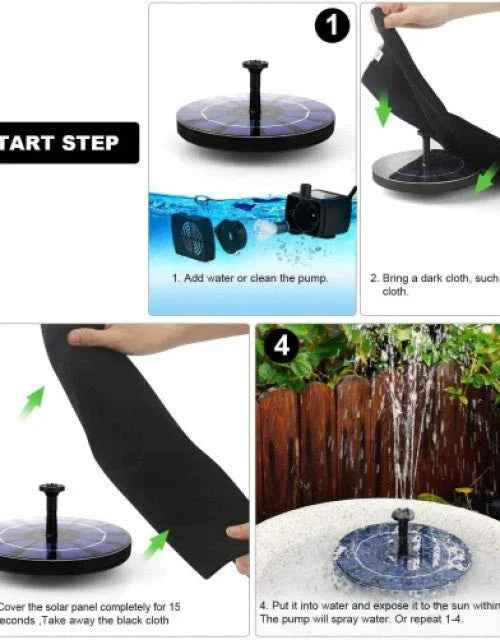 Solar Floating Fountain Pump – Eco-Friendly Water Feature