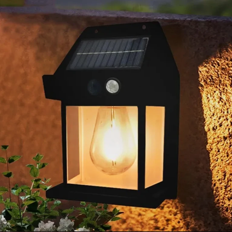 Solar Motion Sensor Wall Lamp – Waterproof Outdoor Light