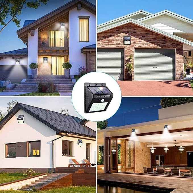 Solar Motion Sensor Lights – Outdoor Waterproof