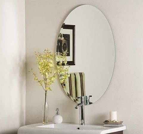 Unbreakable Oval Wall Sticker Mirror