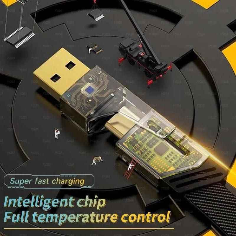 4-in-1 Lightning Charging Cable for Fast Charging and Data Transfer